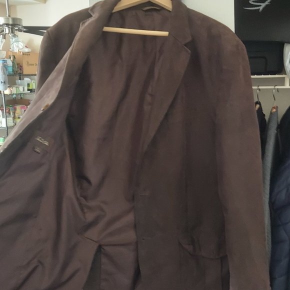 Brown blazer/jacket (Large) - Picture 11 of 12